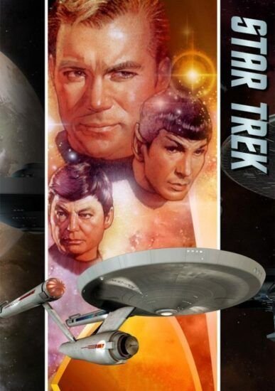 Cartel de la serie Star Trek: la serie original